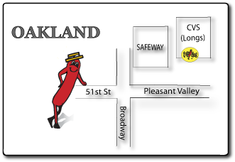 map oakland